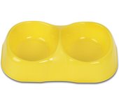 Comedero o bebedero Maya doble para perros y gatos - 33 cm - Material resistente
