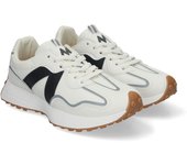 PuntoSalao Zapatillas estilo sneakers casuales para mujer color negro N-2117