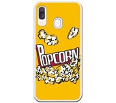 Funda compatible con Samsung Galaxy A40 - Be Unique Funda Gel palomitas
