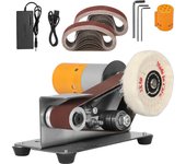 Mini Belt Grinding Machine Tool Sharpening Machine Sanding Grinding Electric Sander Home Diy Polisher Machine 110V/220V