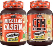 Pack Lacasitos - Proteína de suero sin lactosa en polvo 1 kg+ Lacasitos - Aislado de proteína de suero 1 kg