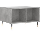 vidaXL Mesa de centro madera contrachapada 60x50x36,5 cm Blanco, Negro, Blanco brillante Mesita de Salón o Comedor o Auxiliar Mesa de Café Meuble Salón
