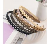 4/5/6pcs Fashion Matte Headband For Women Girls Thin Headband Female Plastic Teeth Hairbands Simple Hair Accessories Mix Styles