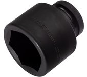 HAZET 1100S-55 Llave de vaso de impacto hexagonal: Cuadrado hueco 1 pulgada (25 mm) Perfil de hexágono exterior 55 mm