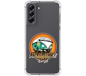 Funda Silicona Antigolpes para Samsung Galaxy S21 FE 5G diseño Adventure Time Dibujos