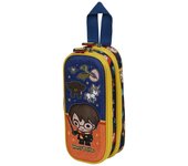 Harry Potter Crest 3D Double Pencil Case, Orange