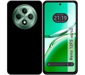 Tumundosmartphone Funda Silicona Gel TPU Negra para Oppo Reno 12FS 4G / 12 FS 5G