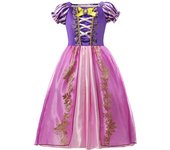 Elsa Anna Kid Princess Girls Dress Rapunzal  Kids Cosplay Halloween Vestidos Children Costume Birthday Party Dress