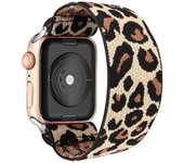 Scrunchie Strap for Apple watch band 40mm 44mm 42mm 45mm 41mm 49mm Elastic solo loop bracelet iWatch series 3 se 6 7 8 9 ultra 2