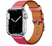 Leather Watch band for Apple Watch Straps 46mm 44mm 41mm 45mm 38-42mm 40mm 49mm bracelet iWatch series 10-Ultra 9-8-7-SE-6-5-4-3