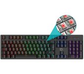 Teclado Gaming Mecánico Hiditec GK400 ARGB/ Switch Rojo