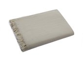 Manta de gasa de algodón puro de 4 capas con borlas, manta de crepé para bebé, manta de playa, manta de picnic, manta para automóvil