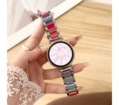 18mm 20mm 22mm Resin Strap for Huawei GT5 Pro 42mm GT5 41mm Stainless Steel Band for Samsung Galaxy Watch 7 6 5 40mm 44mm Women