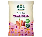 Solnatural Chips De Vegetales Aceite Oliva Sin Gluten 80G