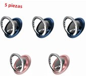 1-5pcs Magnetic Phone Finger Ring Holder Universal Luxury Rotatable Mobile Phone Stand Grip Back Bracket for iphone Sumsung