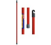 Palo para Fregona Vileda Enganche Monoclick Rojo 140cm