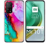 Tumundosmartphone Funda Gel Tpu para Xiaomi Mi 10T / 10T Pro diseño Mármol 15 Dibujos