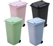 Cubo de Basura de Mesa con Tapa, Papelera de Escritorio Mini Bote de Reciclar, Bote de Basura Pequeña Escritorio Mini, Mini cubo de basura para en oche Maquillaje Soporte Vanidad Cocina Escritorio
