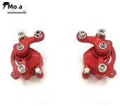 49CC Brake Disc Plate Gas Mini Dirt Bike Rear Disc Brake Caliper Kit 140mm and Friction Plate Rotors Electric Scooter ATV