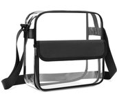 Summer Clear Bags Women's Transparent PVC Jelly Handbag Travel Beach Female Shopping Shoulder Bag Waterproof Crossbody Bag Purse