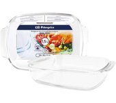 Orbegozo Serie Bnr Bandejas de Vidrio - Versatilidad en la Cocina - Resistencia y Durabilidad - Cinco Tamaños Diferentes - Apto para Horno y Microondas