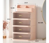 Cosmetics Transparent Storage Box Desktop Drawer Storage Box Office Desk Organizing Shelves