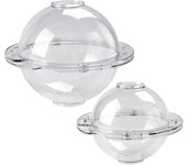 5.5inch Chocolate Mold Sphere Ball 14cm Hot Chocolate Bombs Dome Mousse Cake Polycarbonate Confectionery Baking Pastry Tools