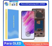 For AMOLED For Samsung S21 Plus LCD Display Touch Screen  Digitizer Assembly For S21+ G996B SM-G996B/DS LCD With Frame