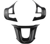 3Pcs/Set Steering Wheel Panel Button Switch Cover Sequins for Peugeot 2008 208 2014 - 2018 Interior Mouldings Trim Car Sticker