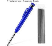 Solid Carpenter Pencil Set Mechanical Pencil 3 Colors Refill Carpentry Marking Scriber Construction Tools Woodworking Tools