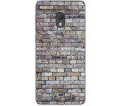 Tumundosmartphone Funda Gel Tpu para Alcatel 1C 2019 diseño Ladrillo 02 Dibujos