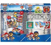 PAW PATROL KNIHTS PACK 4 PUZZLES + MEMORY DE RAVENSBURGER