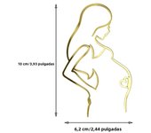 Art Acrylic Mother To Be Cake Topper for Wedding Pregnant Birthday Cake Decorations Party Supplies Baby Shower