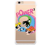 Funda original compatible con iPhone 6 Plus o 6S Plus con un diseño de The Powerpuff Girls Power 3