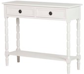 Consola Adda Home Madera Blanco con Almacenamiento