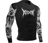 Men's Compression TShirt Fitness 3D Print Muscle Shirt Long Sleeve Rash Guard Athletic SportsShort Tops Cool Dry Workout TShirt