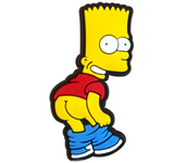 MINISO Cute Cartoon Series Simpson Shoe Charms Accessories for Boys Men Clog Shoe Decoration Fit Wristband Gifts