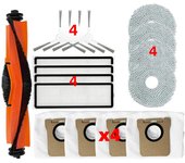 For Xiaomi Robot Vacuum X20 + / X20 Plus Parts Accessories Main Side Brush Hepa Filter Mop Cloth Dust Bag Replacement