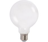 Barcelona LED Bombilla LED decorativa "Milky" - E27 G95 - 6W - 3000K