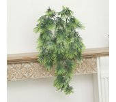 Green Artificial Plants Plastic Palm Leaves Wall Hanging Vine Home Window And Outdoor Garden Turtle Back Leaf Decoration