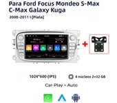MEKEDE Android 14 2 Din Radio Car Multimedia MP5 player 7inch Autoradio gps carplay DVD For Ford Focus S-Max Mondeo Galaxy C-Max