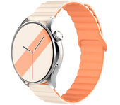 20mm 22mm watch strap For Amazfit GTS 4/2/Mini/2e/GTR 3 pro/GTR4/stratos belt Silicone Magnetic Loop bracelet amazfit bip u pro