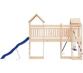 vidaXL Parque infantil de exterior madera maciza de pino