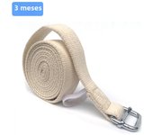 Yoga Stretch Strap D-Ring Belt Exercise Gym Rope Figure Waist Leg Resistance Fitness Band Cotton for Fitness
