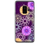 Tumundosmartphone Funda Gel Tpu para Samsung Galaxy S9 Diseño Radial Dibujos