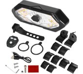 Scooter Turning Signal Light Wireless Remote Control E-scooter For Xiaomi Mi3 M365 1s Pro2 Pro Usb Rechargeable Led Warning Lamp