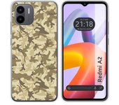 Funda Silicona compatible con Xiaomi Redmi A2 diseño Sand Camuflaje Dibujos