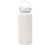 Hervidor de agua deportivo de gran capacidad, botella de vacío de acero inoxidable con asa, termo portátil, cocina, 1L