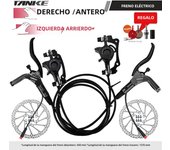 TANKE E-Bike MTB Hydraulic Disc Brake Set Electric E Scooter Power Control Shifter Bicycle Brakes 160mm rotors Aluminum Alloy