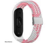 Bracelet for Mi band 7 Strap Elastic adjustable metal Nylon Braided Miband4 miband 5 correa pulseira for xiaomi Mi band 4 3 5 6